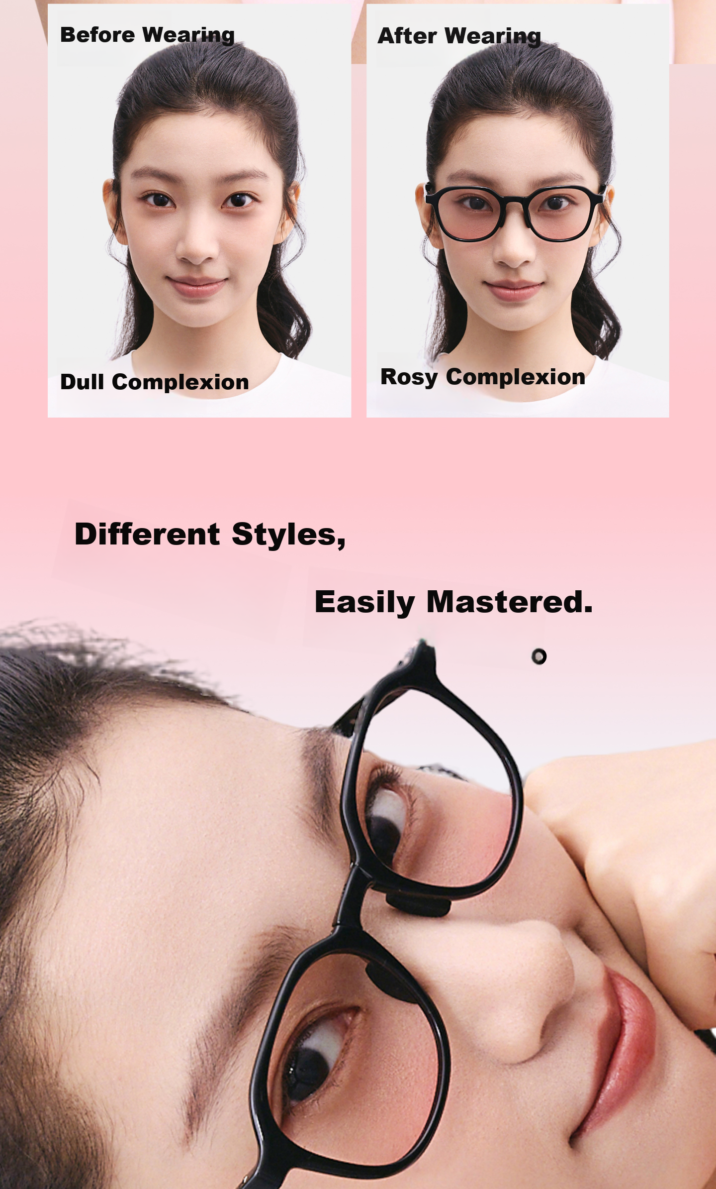 Beneunder Women's Wellington Frame Sunglasses Foldable UV Protection Fashionable Sun Glasses FD003 9
