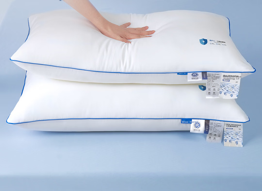 7A Grade Antibacterial and Anti-Mite A-Class Skin-Friendly White Pillow Core Oil-Proof Waterproof Stain-Resistant Adult Men's Pillow 22
