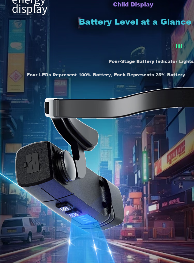 TRE-Hana Hanging Ear Sensor Headlamp Outdoor High Brightness Night Fishing Long Battery Life Multifunction Rechargeable Bait Lighting 11