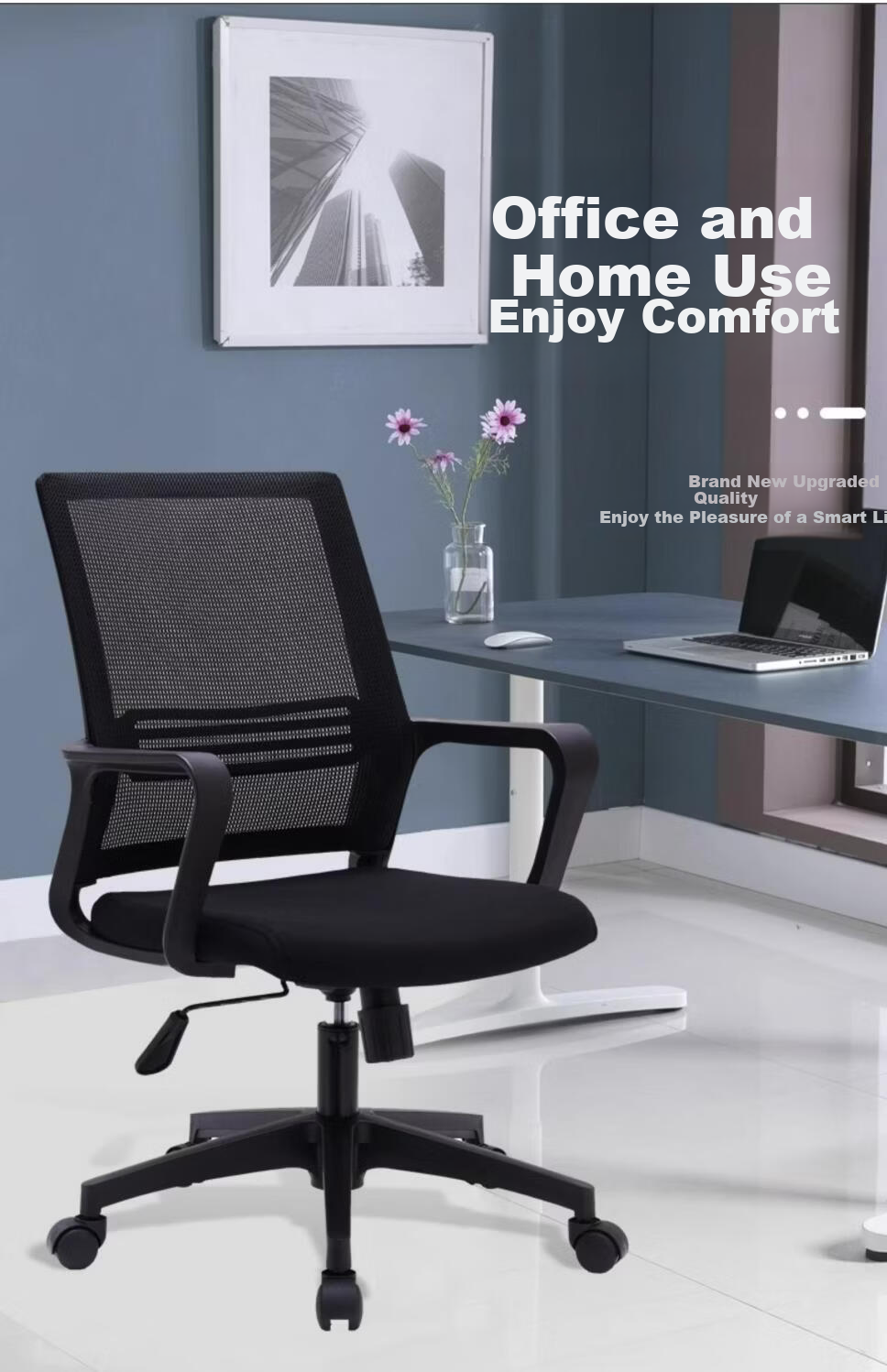 SGMW Computer Chair Home Office Chair Ergonomic Backrest Study Swivel Chair Executive Seat Gaming Chair 2