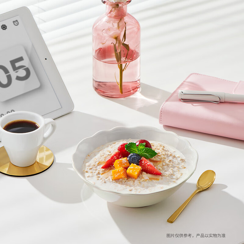 桂格（QUAKER）5白混合即食燕麦片860克 添加茯苓 添加薏苡仁 富含烟酰胺