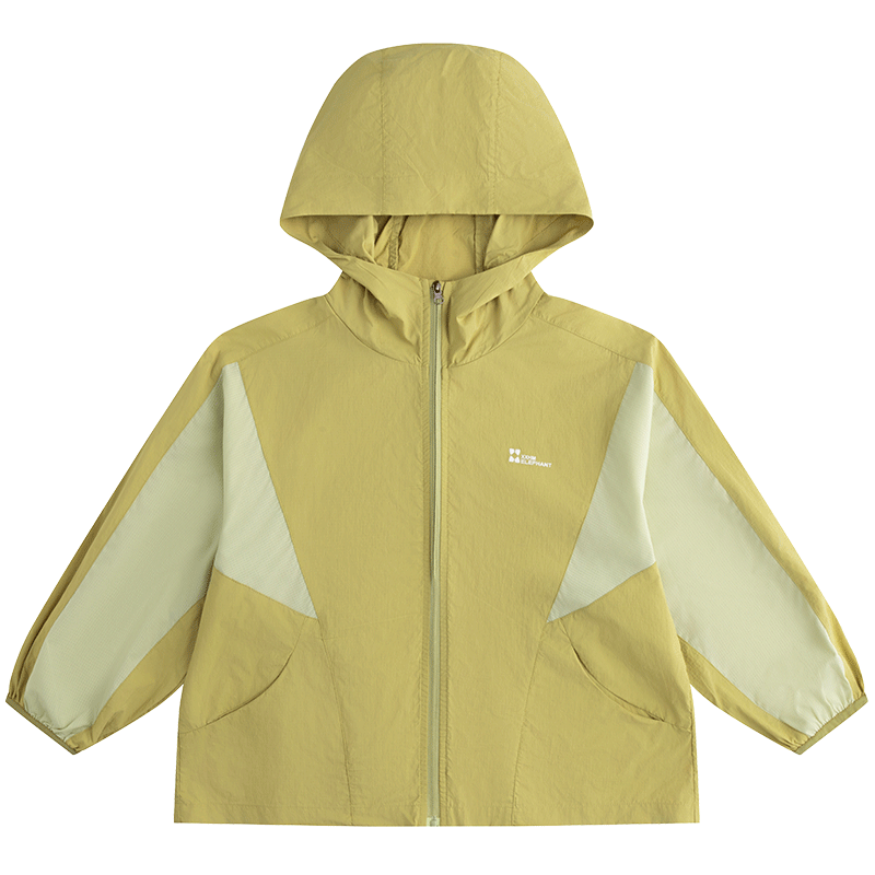 Little Elephant Hamm Boys' Sun Protection Jacket Children's Lightweight Summer Coat 2026 Boys' Skin Jacket UPF50+ Green 140 cm