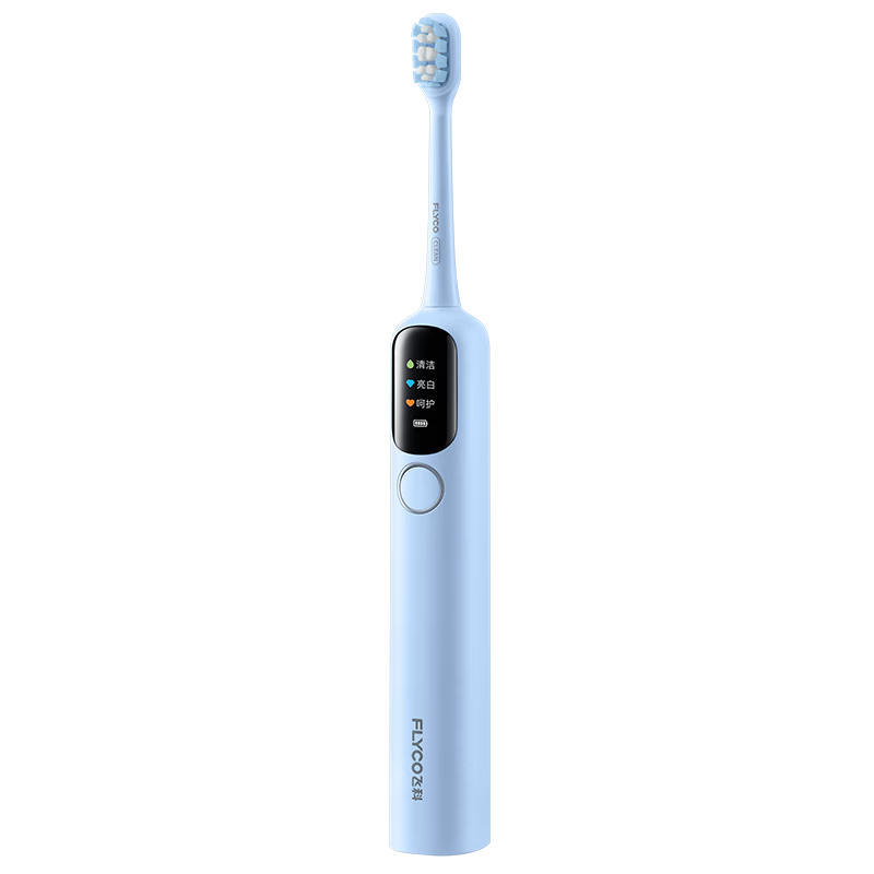 FLYCO Electric Sonic Toothbrush T1 Agile Blue 60° Large Amplitude Soft Bristles Gum Care Adult Automatic Toothbrush Couples Gift for Boyfriend Girlfriend Birthday Father's Day Price Guarantee 618