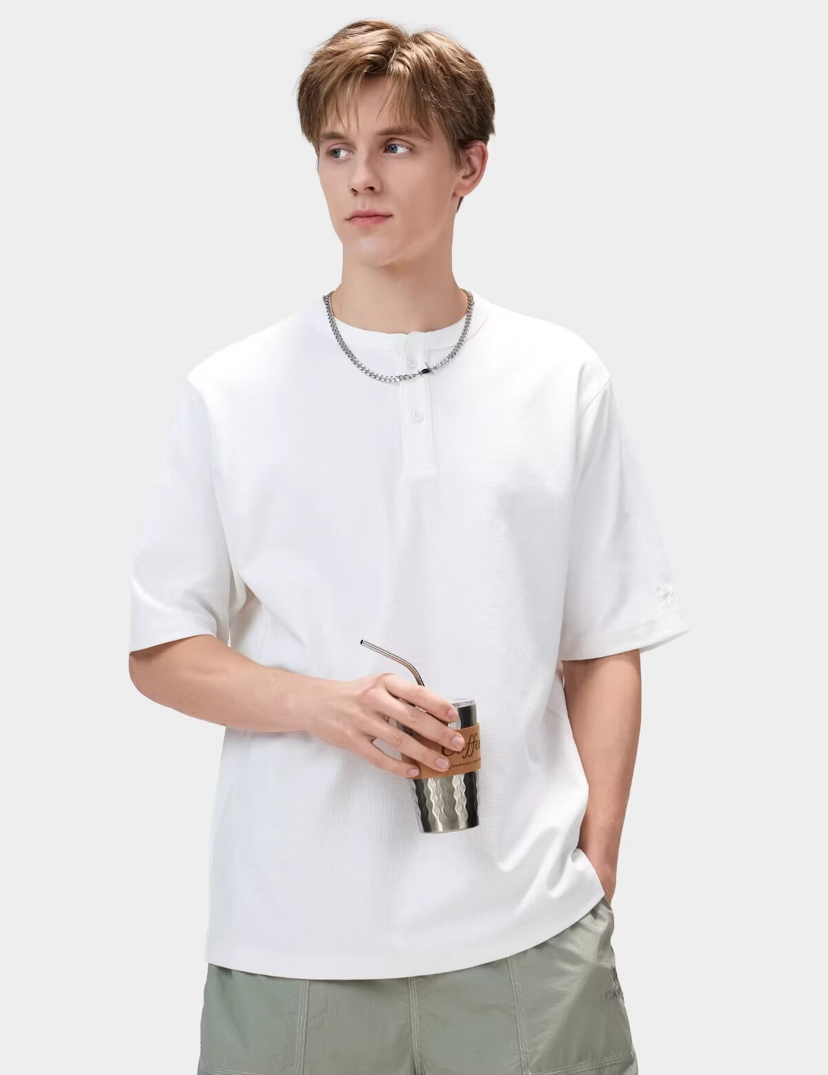 CAMEL [Youkesi] Outdoor Men's T-Shirt 26 Spring Summer Short Sleeve Cotton Breathable Stretch Hiking Mountaineering Sports Top 9173 6
