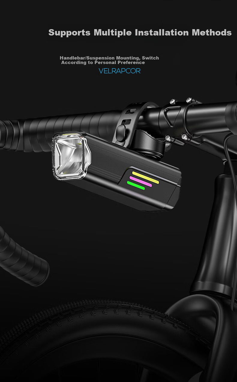 Smile Shark D436 Bicycle Front Night Light High Brightness Rechargeable Long Battery Life Road Night Riding Equipment 6