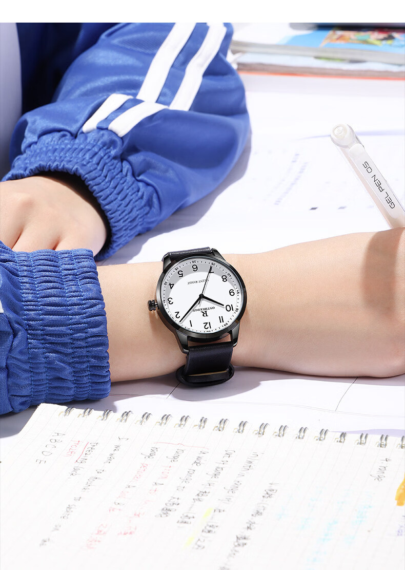 ONTHEEDGE Exam Watch for College Entrance Exams, High School Students, Civil Service Exams, Postgraduate Entrance Exams, Silent, Waterproof, Time-Telling Only 8