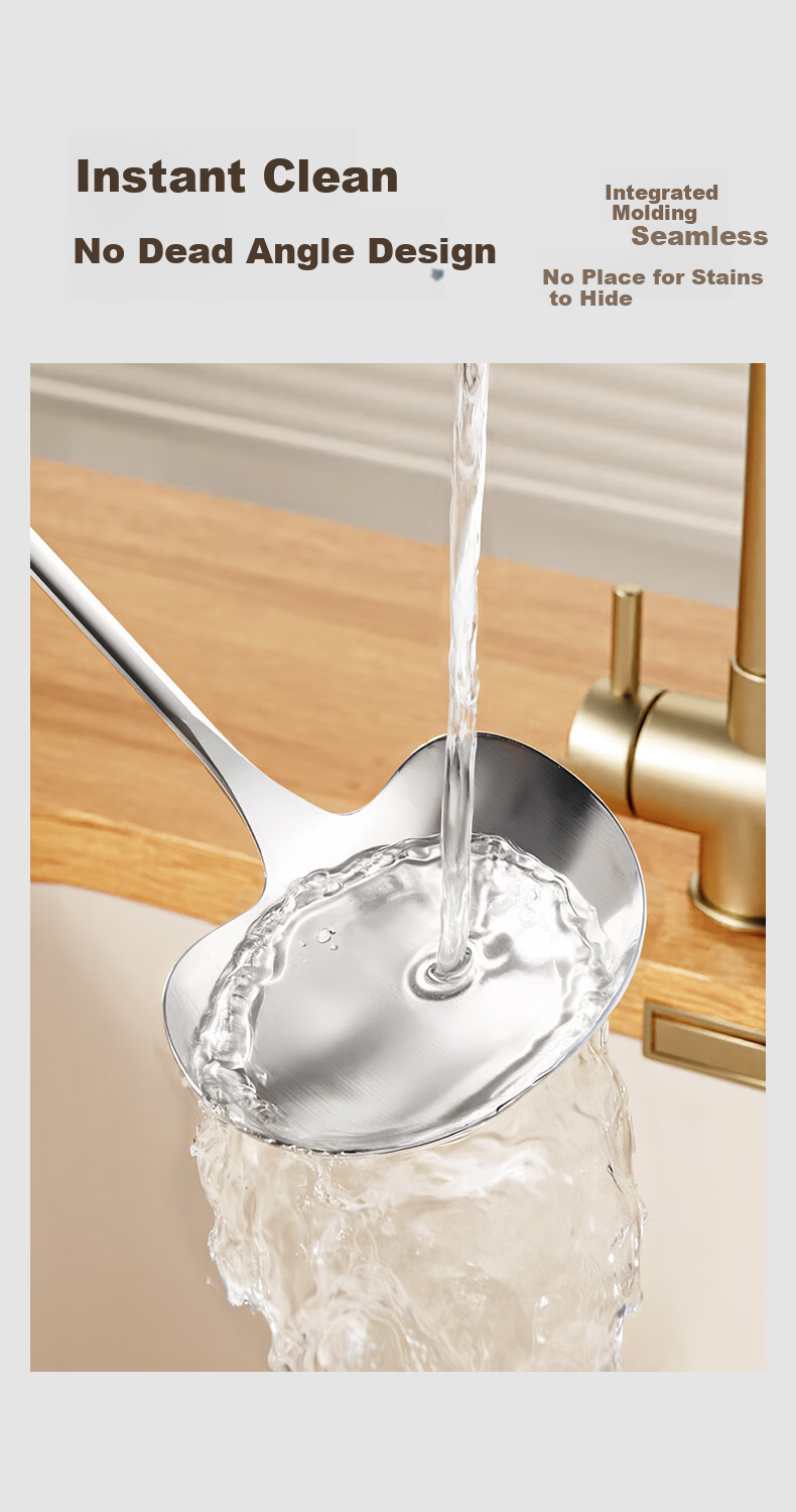 ASD Stainless Steel Mushroom Shaped Spatula Cooking Spoon Large Chinese Iron Wok Turner Food Grade Household Frying Spatula 11