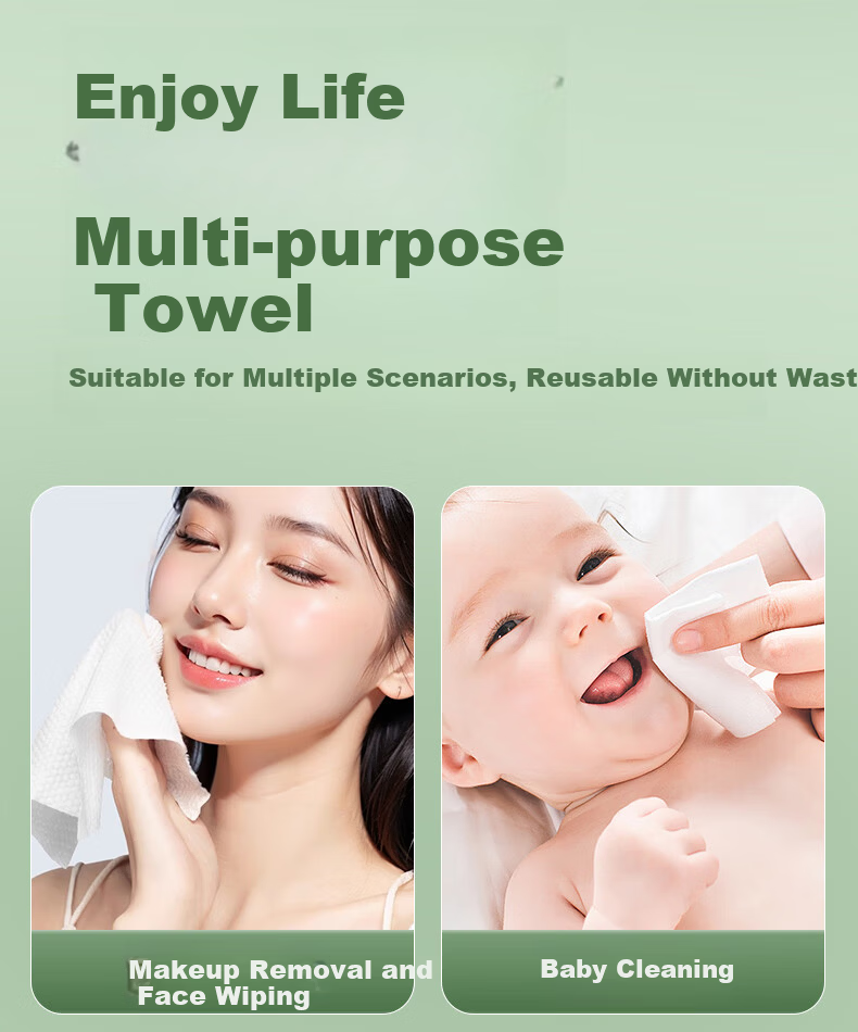 Cotton Deer Hanging Facial Towel Pure Cotton Xinjiang Cotton Soft Towel Disposable Facial Towel Dual-use Thickened 306 Sheets 4 Packs 24