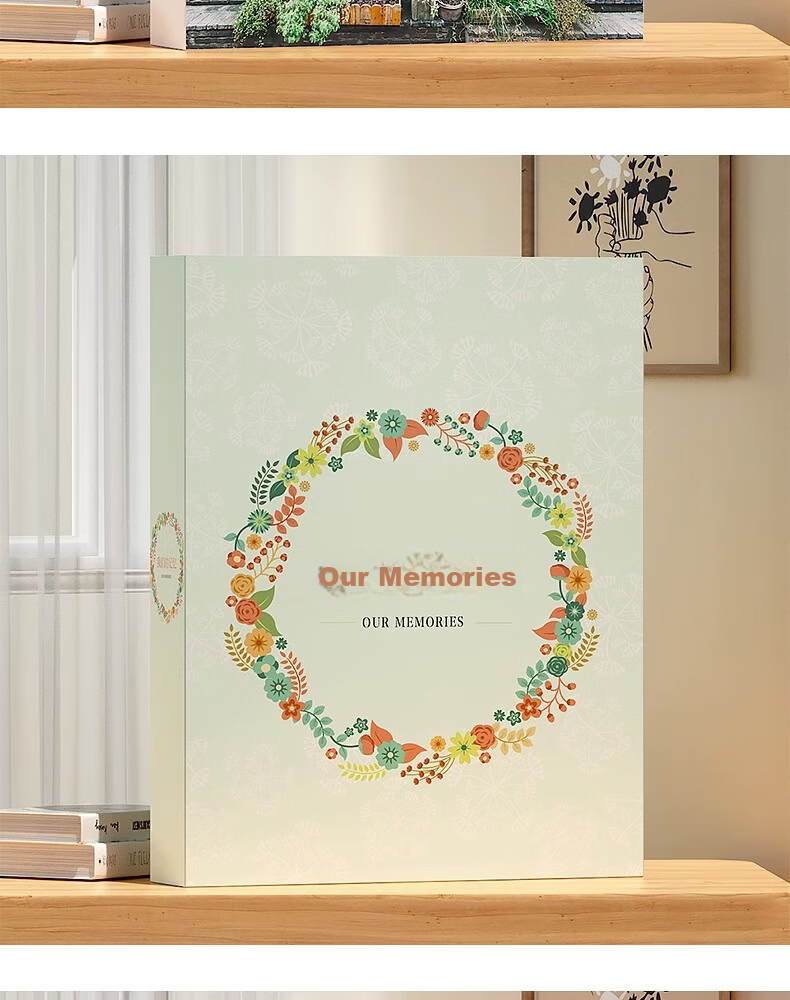 Qiyuan 6-Inch 100-Sheet Laminated Photo Album 3/4/5/6 Inch Insert LOMO Photo Memory Book Mini Storage - Hello Time 5