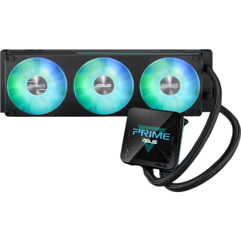 ASUS ROG Master II 360 ARGB LCD All-in-One Liquid Cooler 3.95-inch Display/Pre-installed High-Performance Fans/Exclusive Screen Controls