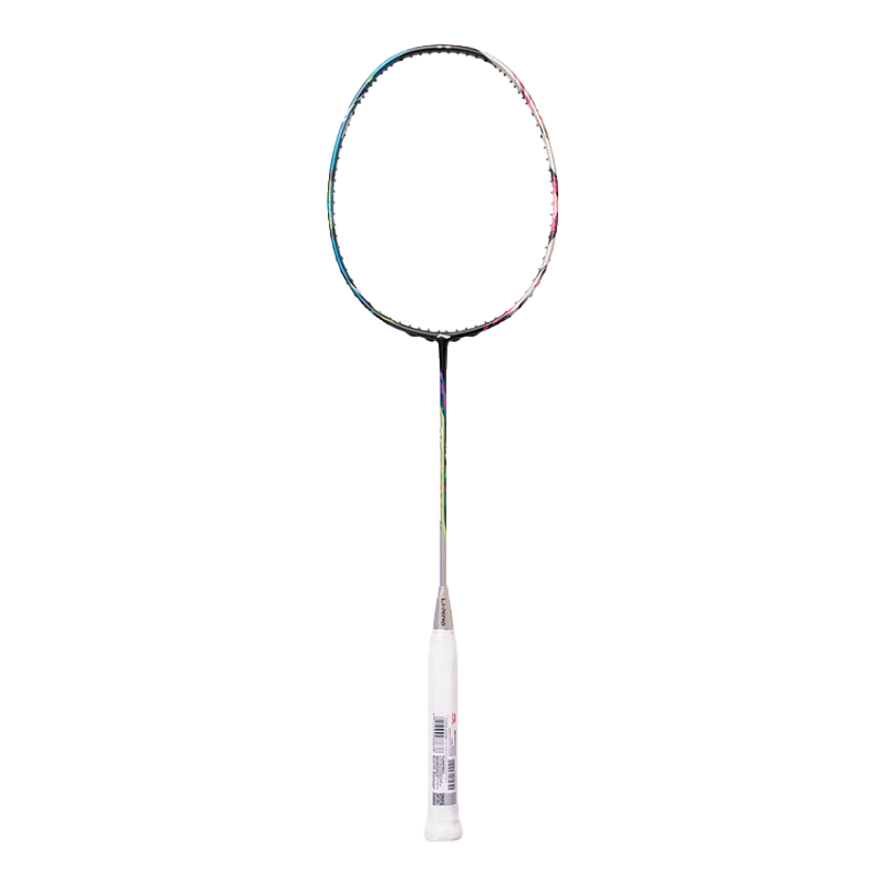 LI-NING Badminton Racket Zhanji 9000 Power Full Carbon Professional Competition Control Type Deep Lake Green Base Silver 4U5 Unstrung