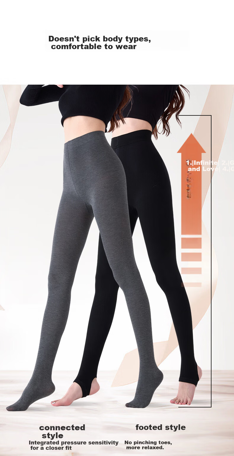 LangSha Women's Thermal Fleece Lined Leggings Autumn Winter Thickened Yoga Pants ZT9630 14
