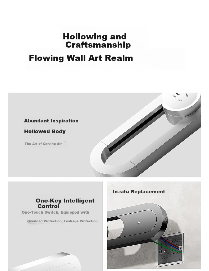 International Electric Smart Track Socket One-Key Intelligent Control Overload Protection Movable Surface-Mounted Rail High-End Kitchen Art Socket No-Drill Magnetic Power Rail Socket 50+3 Egyptian Sil 4