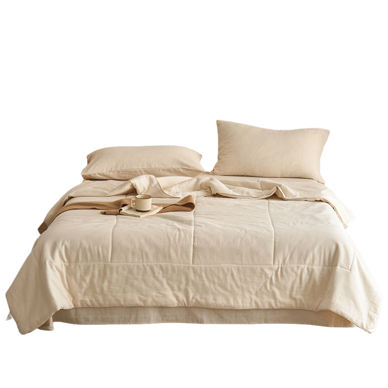 MUJI × JDear JD.com Collaboration Ma Shang Series Natural Cotton Linen Four Seasons Quilt A-Class Antibacterial 150*200cm 3 Jin