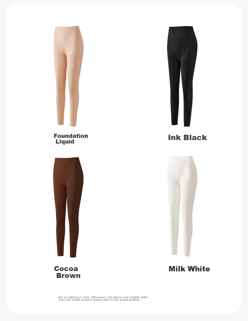 Herbal Original Color Women's Thermal Leggings Autumn Winter New Seamless High Waist 10A Antibacterial Antistatic Thermal Underwear Pants 16