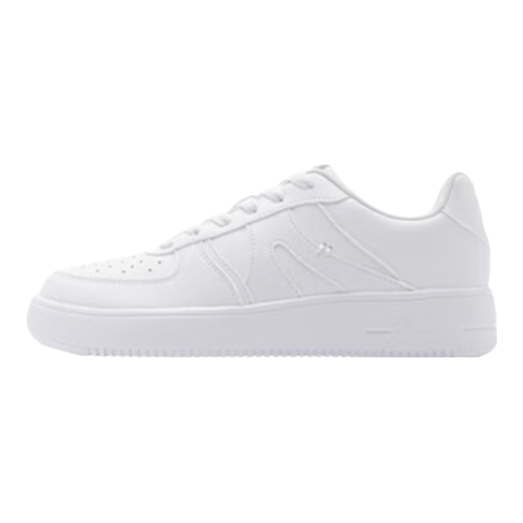 QIAODAN Men's Shoes, Spring And Summer Low-Top Sneakers, Thick-Soled Heightening Casual White Shoes, Sports Shoes, Non-Slip Wear-Resistant Skateboard Shoes for Me
