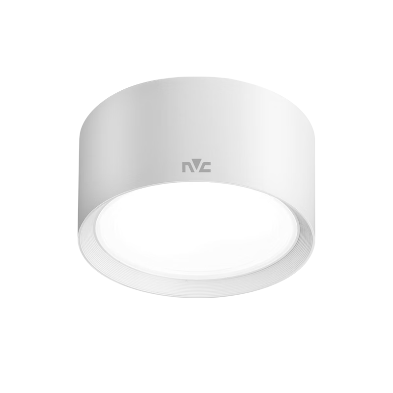NVC Surface Mounted LED Downlight Round Anti-Glare Fog Corridor Ceiling Spotlight [Surface Mounted] Lingmeng Downlight - White - 15W Cool White