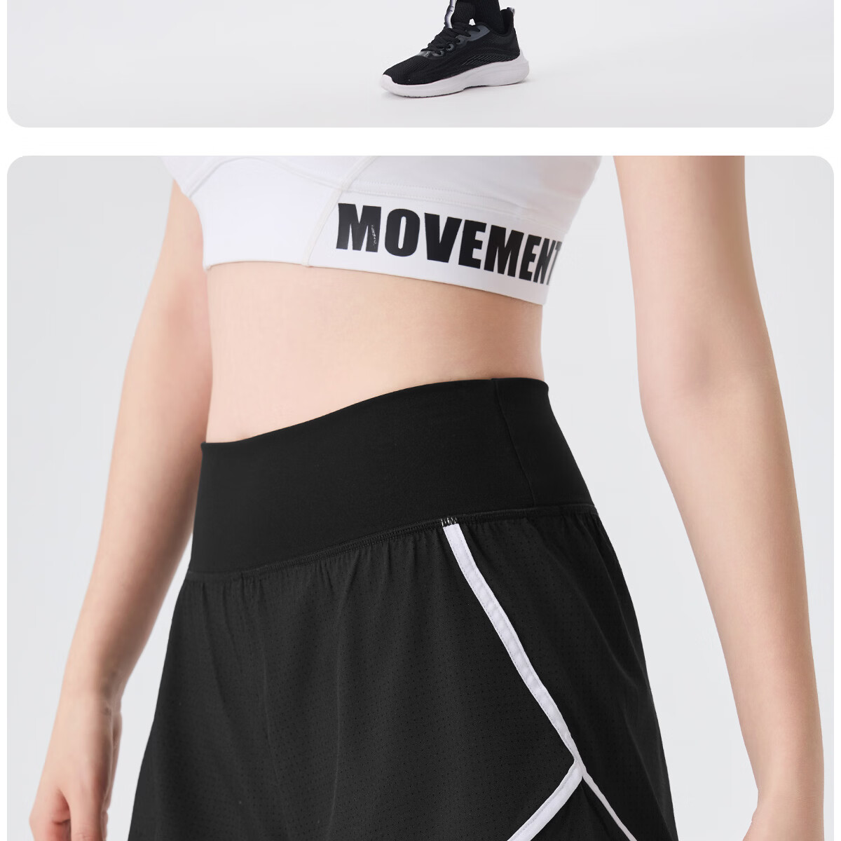 361° Women's Sports Shorts Summer New Anti-Exposure Yoga Fake Two-Piece Fitness Running Shorts 22