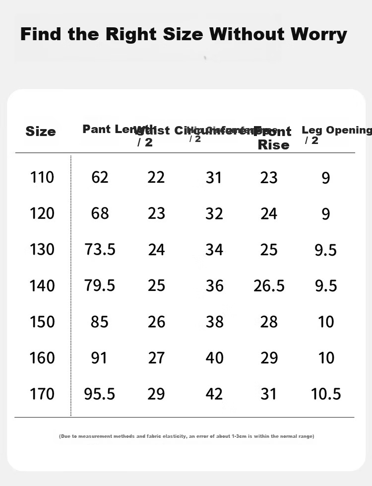 Dingguagua Children's Thermal Pants Single Pack Fleece Lined Thickened Natural Colored Cotton Boys Autumn Long Johns 120 10