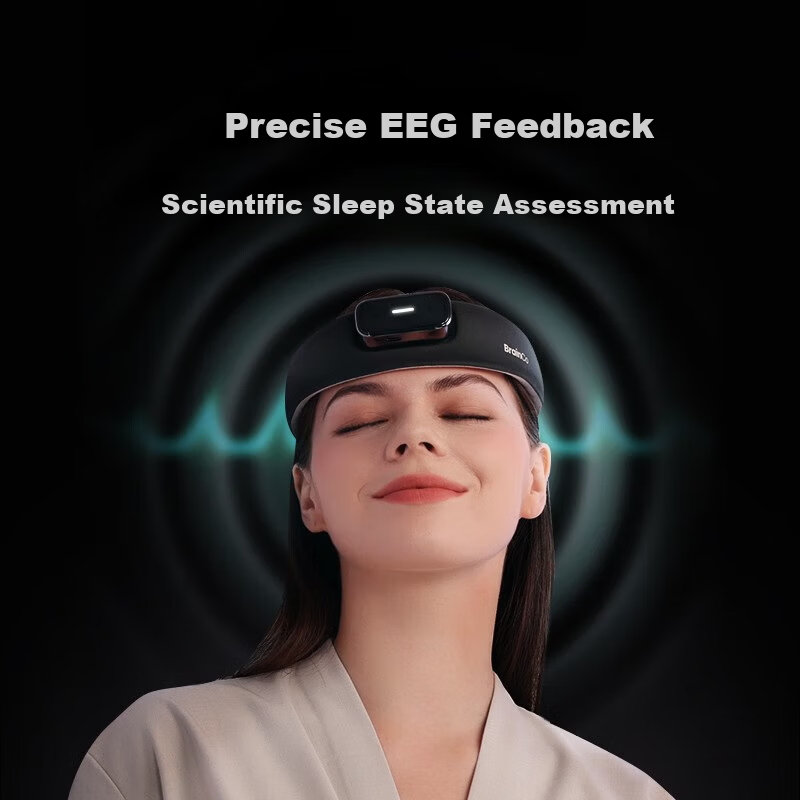 BrainCo Deep Dolphin Easleep Brain-Computer Intelligent Sleep Aid Device [Strap Version] Sleep Monitor CES Sleep Aid 520 Gift for Men Birthday Gift