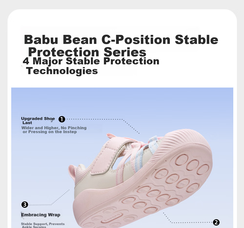 BOBDOG Toddler Baby First Walk Shoes Children's Sandals Infant 2026 Summer New Unisex Khaki Size 19 4