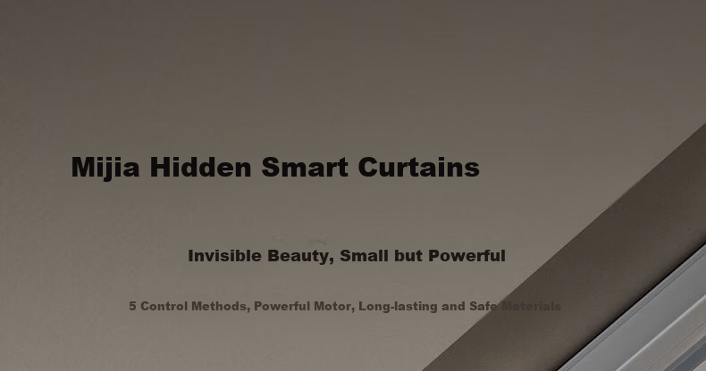 Mijia Hidden Smart Curtain Xiaomi Smart Electric Curtain Voice Control Smart Home Integration 2