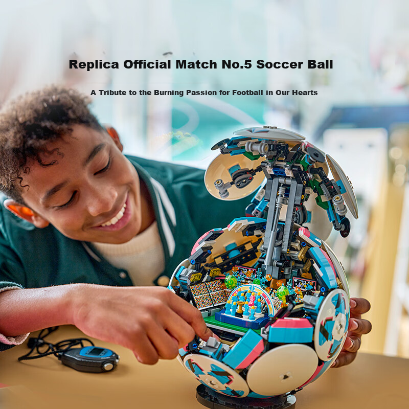 LEGO Building Blocks 43019 World Cup No.5 Soccer Ball Boys Girls Kids Toy Birthday Gift Figurine