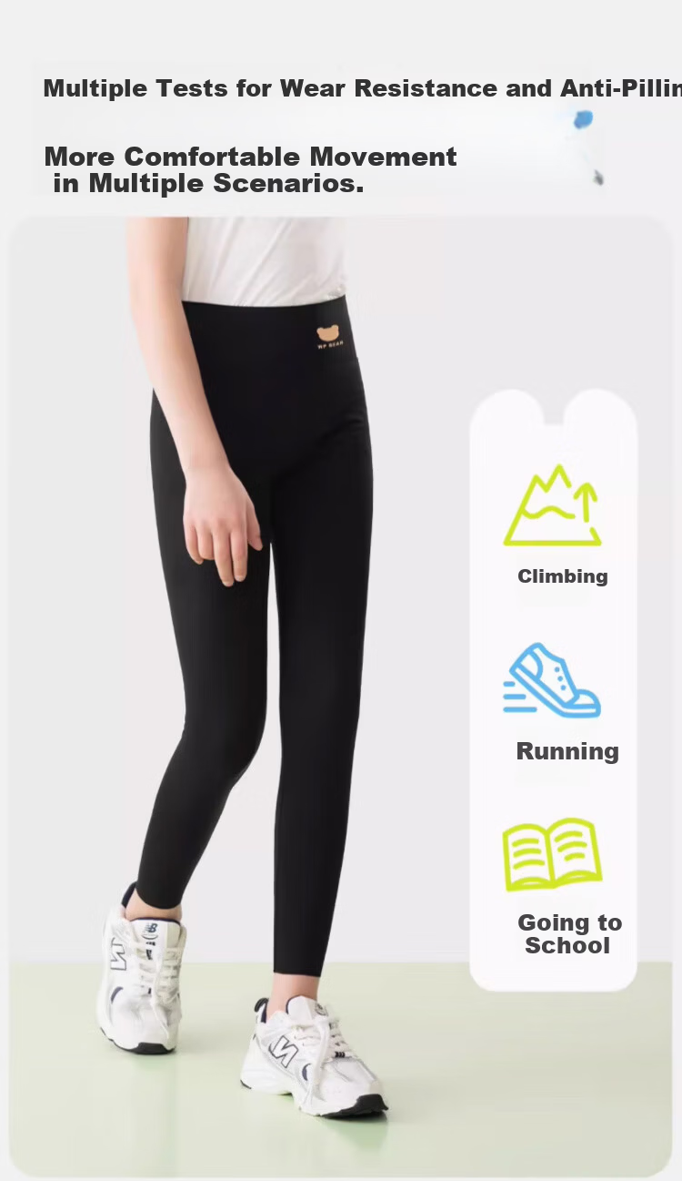 LangSha Kids Shark Leggings Girls Spring Autumn Outerwear Basic Pants Teen Versatile Sports Yoga Pants Long Trousers 2025 New Model 7