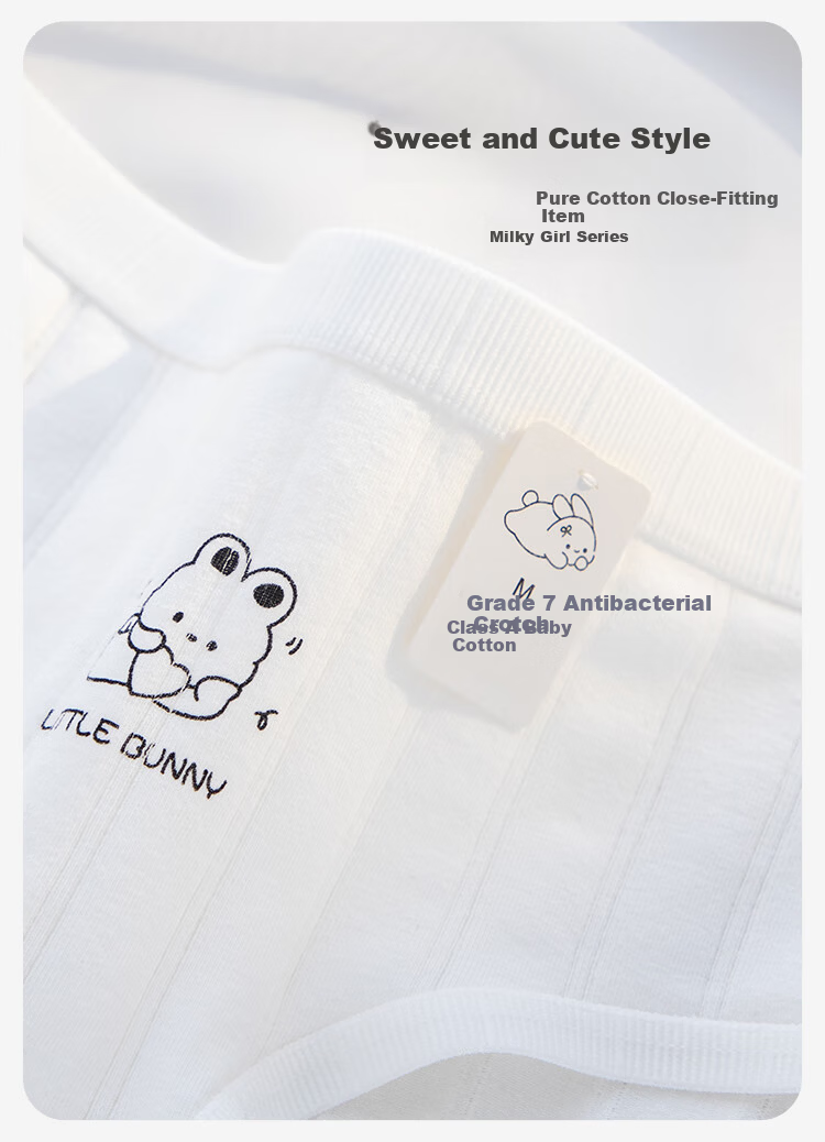 Yunxiangyi Girls' Underwear 5-Pack 100% Cotton Antibacterial Kids' Underwear All-Season Skin-Friendly XL Size 7