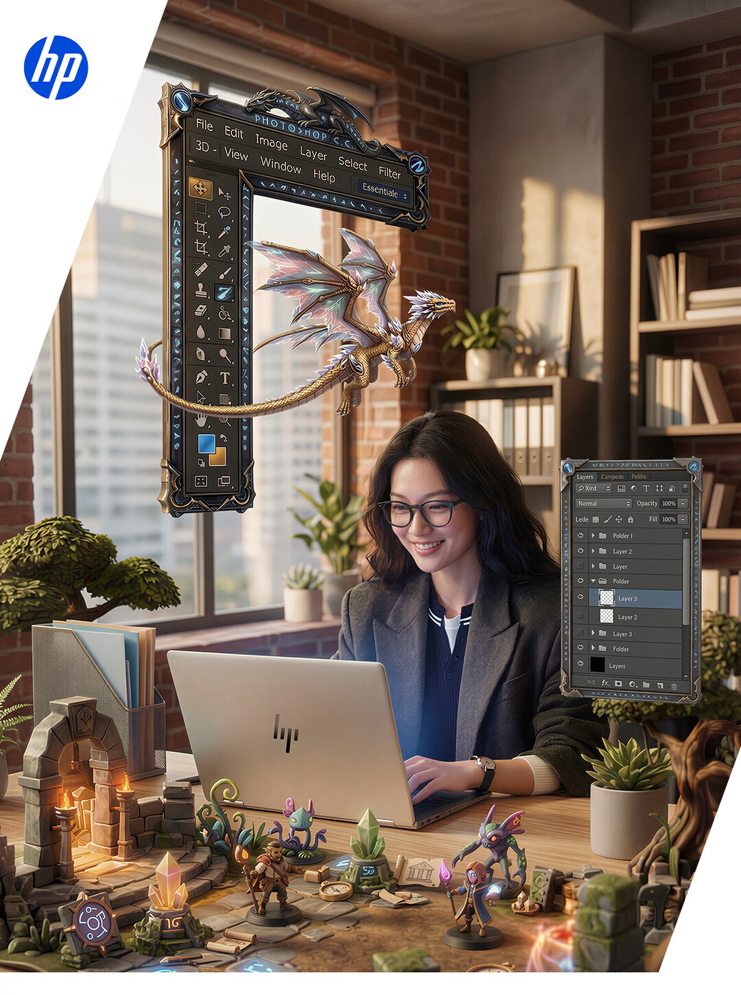 HP [Subsidies] Star Book Pro 14 Ryzen Edition 2026 Thin And Light Laptop (R7 H 255, 32GB RAM, 1TB Storage, 2.8K 120Hz Display, AI) Gray 2