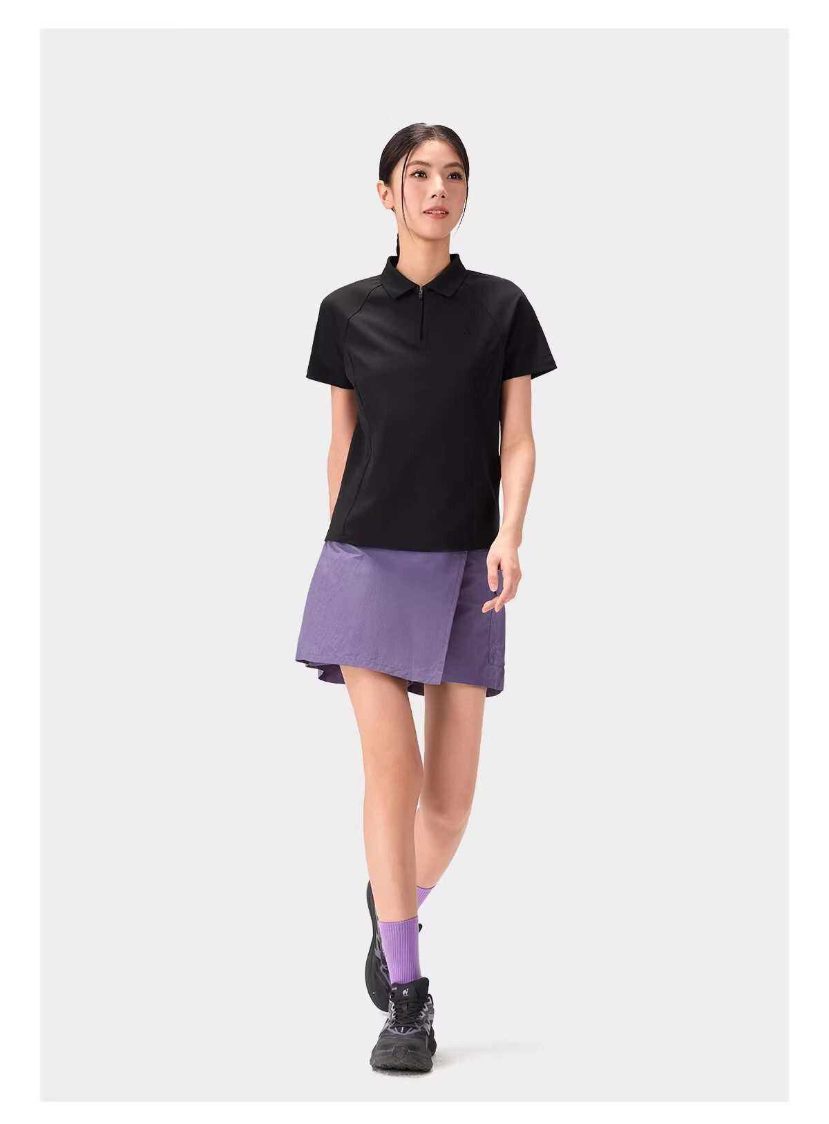 CAMEL [Toray Fabric] Outdoor Quick-Dry T-Shirt Men 2026 Spring Summer Short Sleeve Wrinkle-Resistant Sports Sun Protection Polo Shirt Women 8095 28