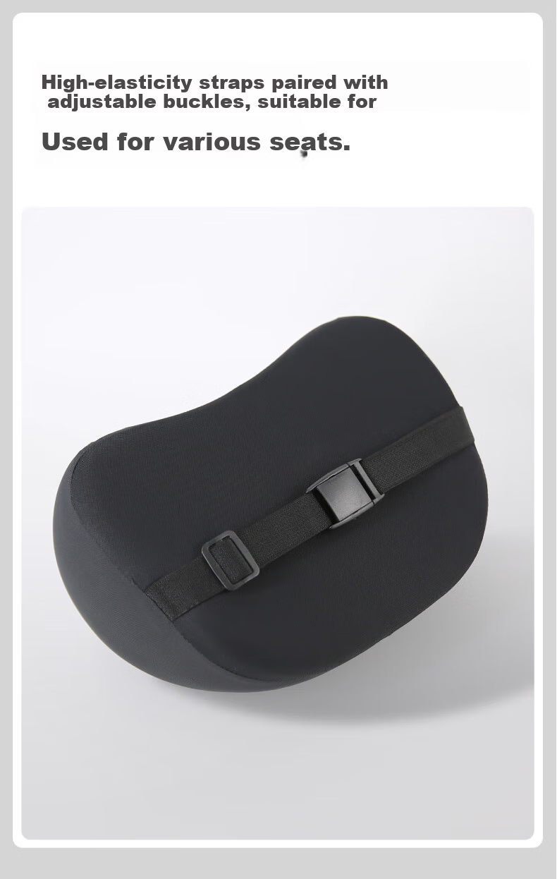 BIMLL Car Lumbar Support Pillow Cushion Backrest Pad for Driving Office Seat 9