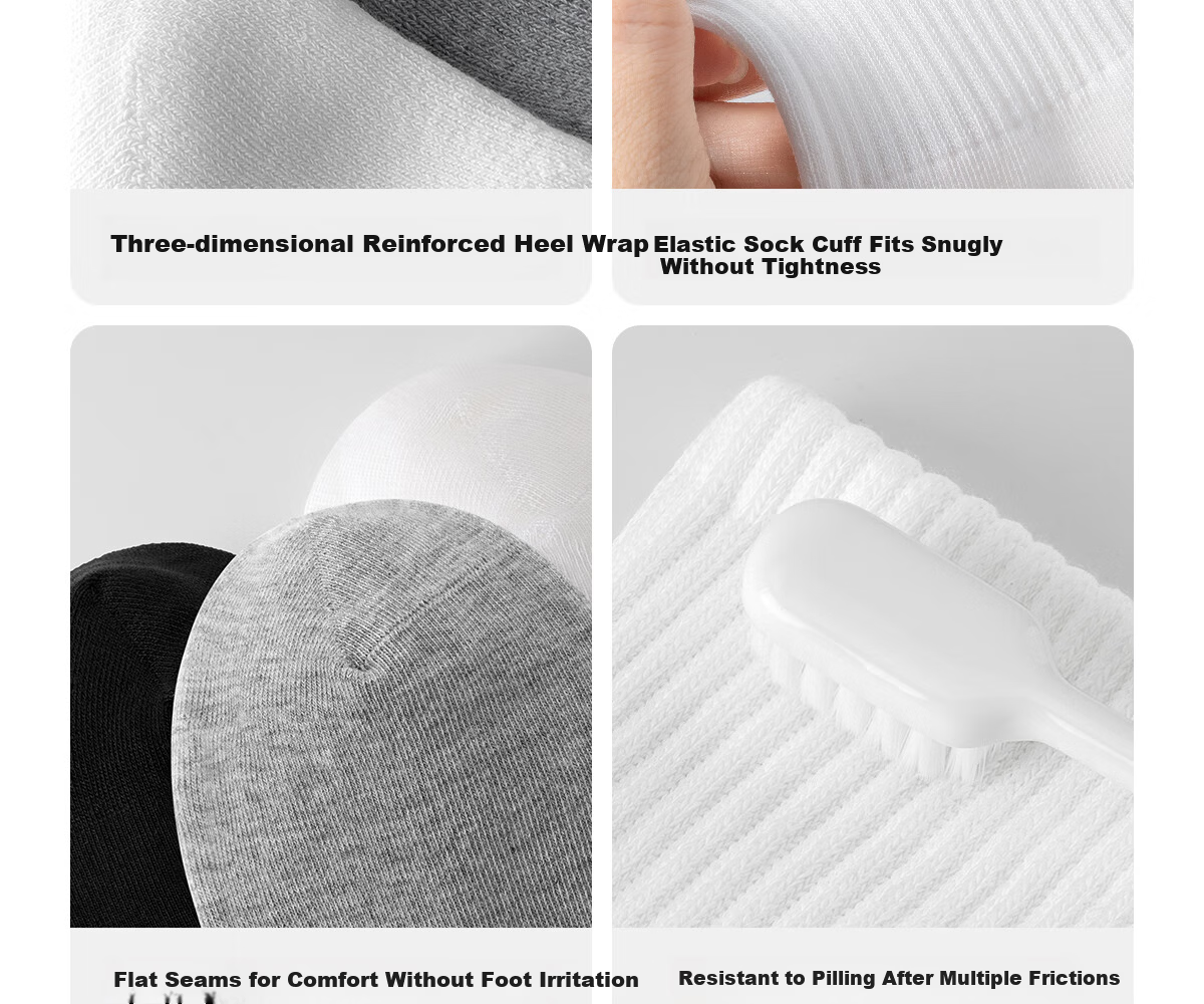 BADIGAO Disposable Socks for Men And Women, Summer Military Training Daily-Use No-Wash Travel Mid-Calf Socks, Breathable Odor-Resistant Universal Travel Socks 17