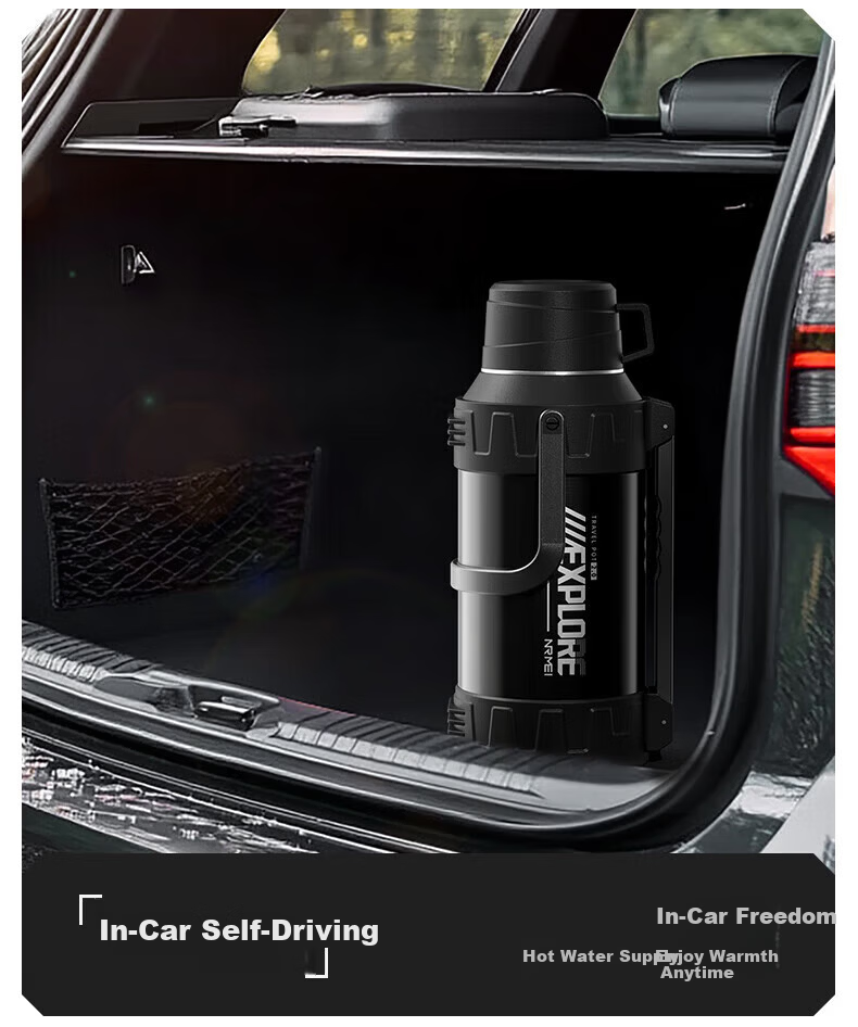 NRMEi Outdoor Insulated Bottle Large Capacity 72-Hour Long-Lasting Insulation 316 Stainless Steel Portable Large Insulated Water Flask 18