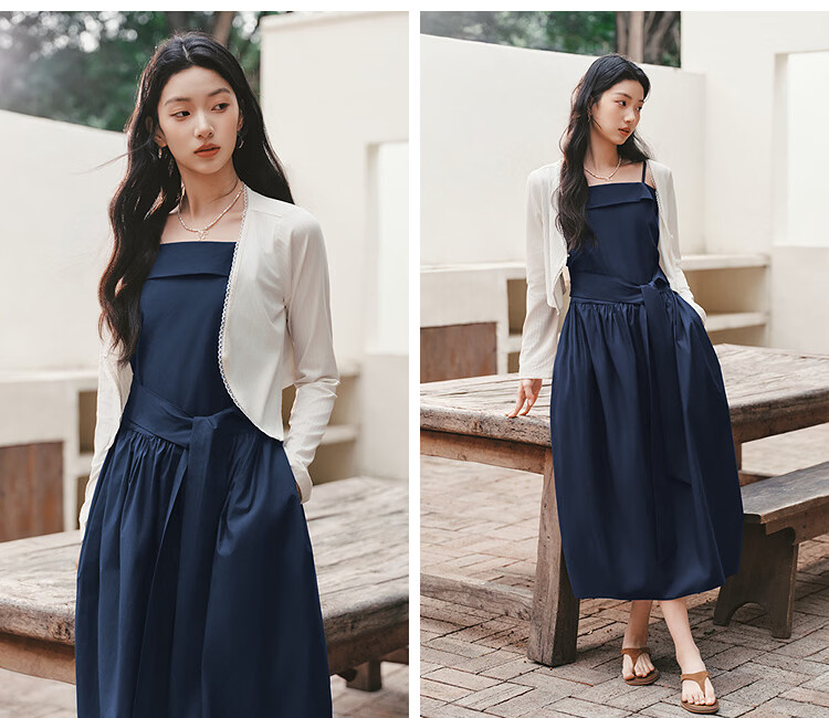 Semir Chen Duling Tulip Hem Strapless Dress Women's Summer 2026 Pure Desire Long Dress 109326114003 10