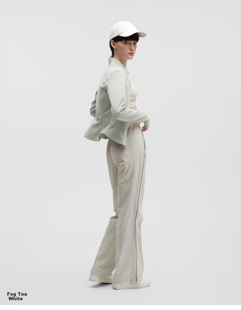 Jiaonei [Liu Haocun Same Style] Liangpi 504Cool Pro Women's Quick-Dry Flared Sun-Protective Workwear Casual Pants 16