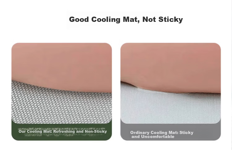 MiiOW Class A Ice Silk Cooling Mat Three-Piece Set Double 1.5m Bed Soft Mat [Foldable] 9