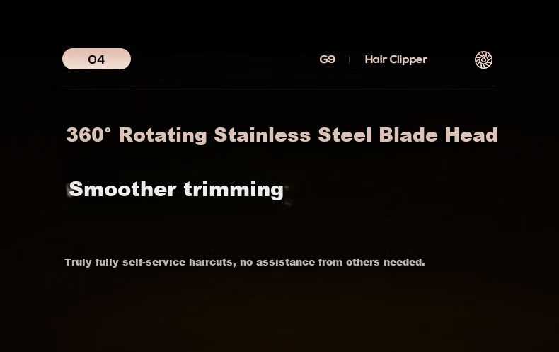 Qiman Self-Service Hair Clipper for Men, Hair Cutting Tool, DIY Hair Trimmer, Self-Cutting Tool for Tapered Hair, Lazy Person's Flying Saucer Hair Clipper, Hair Trimmer, Hair Cutting Device for Men, Birthday Gift for Dad 11