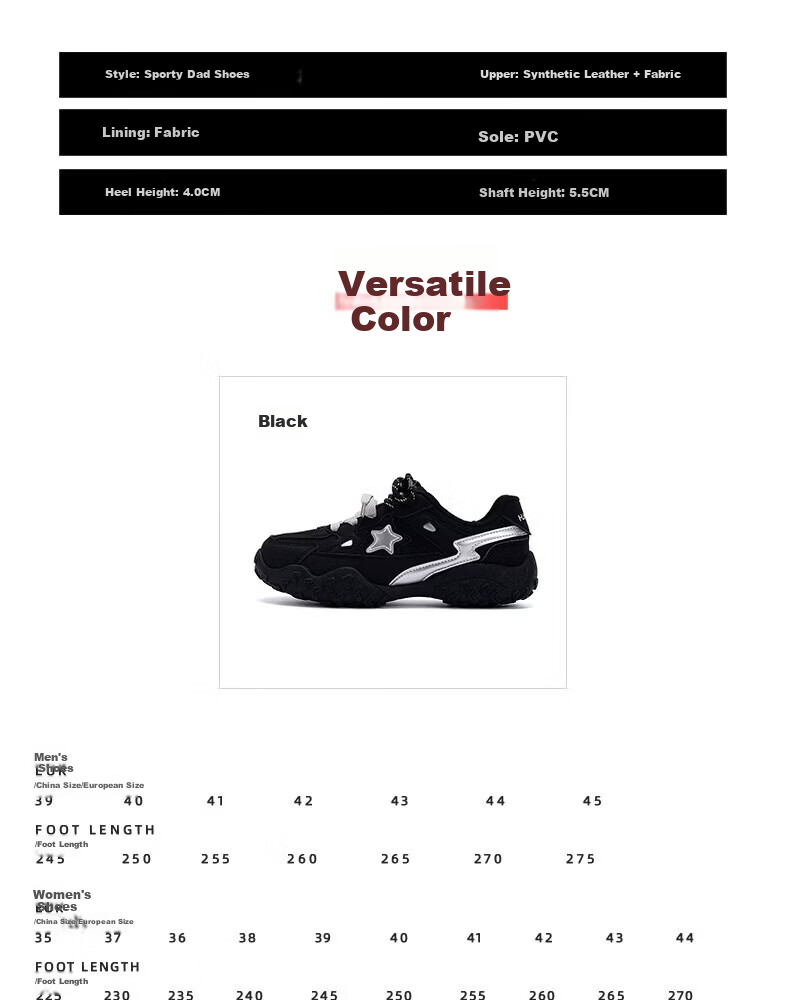 Global Platform German Training Shoes Women's 2026 New Spring Versatile Popular Casual Lightweight Black Shoes for Women 3