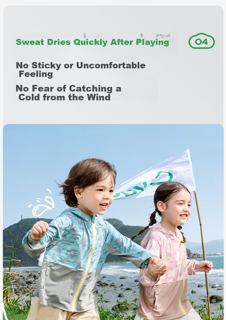 Kocotree KK Tree Kids Sun Protection Jacket UV Protection Breathable Lightweight Spring Summer Coat for Toddlers 14