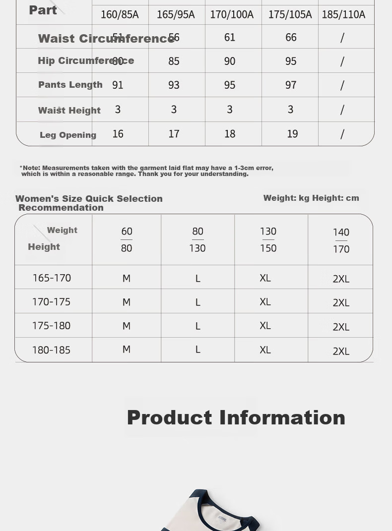 Yiershuang 100% Cotton Thermal Underwear Women Raglan Colorblock Crew Neck Autumn Top and Bottom Set Cotton Sweater Pants 15