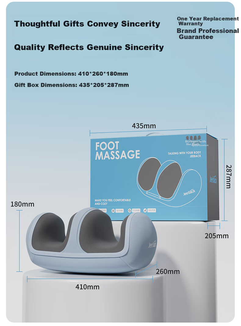 Jeeback Spine Comfort Leg Massager Calf Massager Kneading Heat Foot Therapy Machine Practical Birthday Gift for Parents Elders Boyfriend Girlfriend Students Back to School Season 17
