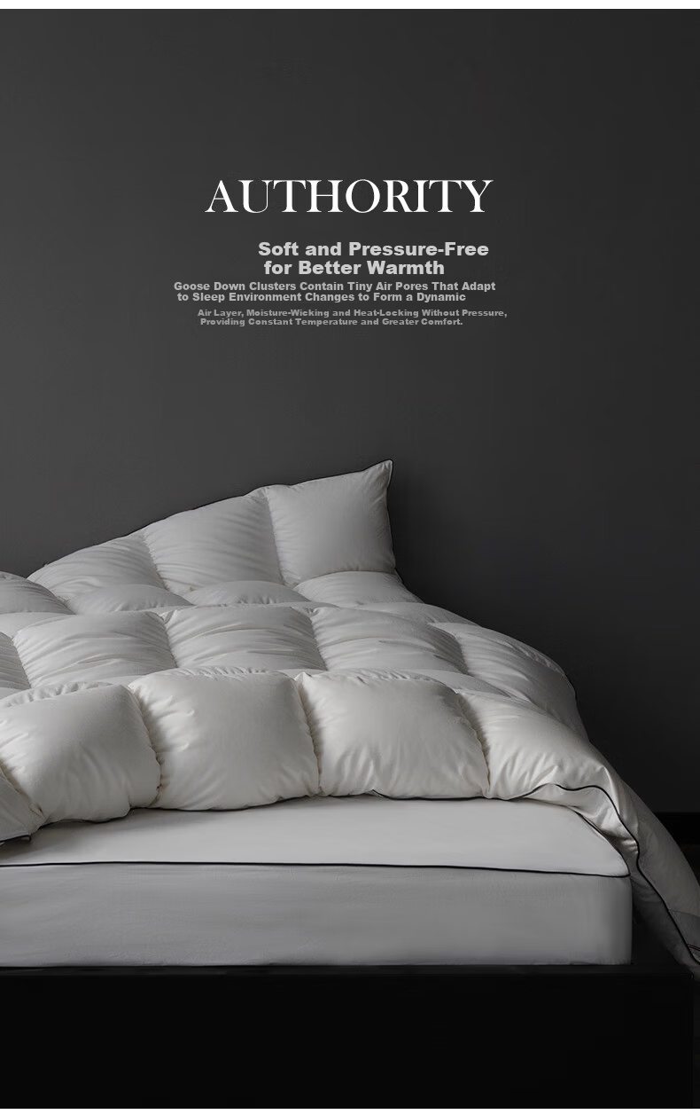 SIDANDA down Comforter, 4A Grade 95% White Goose Down, 100 Count Pure Cotton Antibacterial Goose Down Filling, Summer Quilt, 200*230cm 7