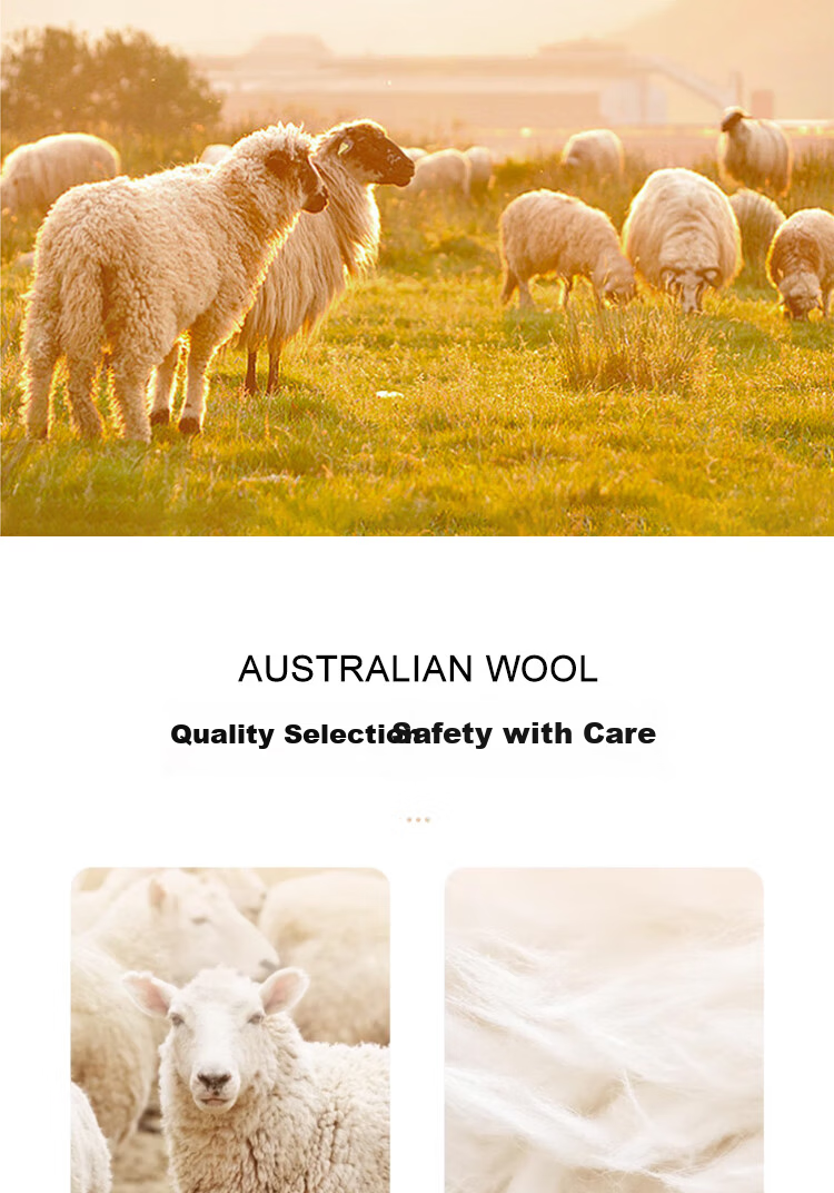 Yuan Life Four Seasons Thickened Quilt 51% Australian Wool Filling Warm Quilt 8 Jin 200*230cm 3