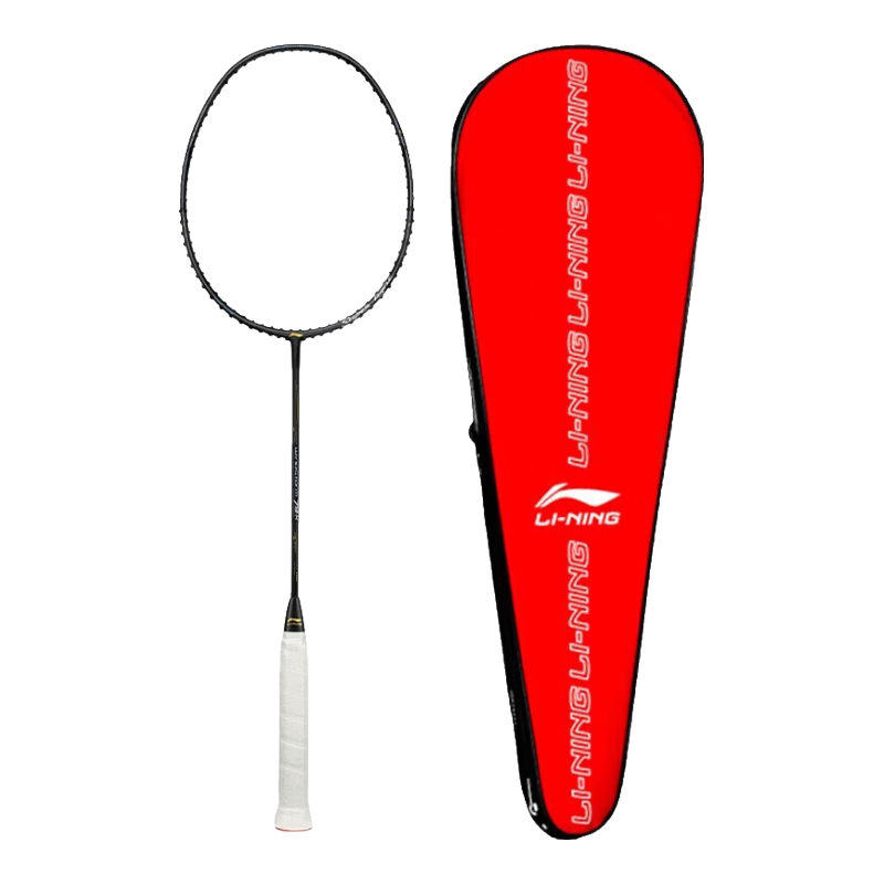 Li-Ning Badminton Racket Storm 79 Full Carbon High Weight WS79 Ultra-Light 5U Black Single Racket Pre-Strung AYPT449-5