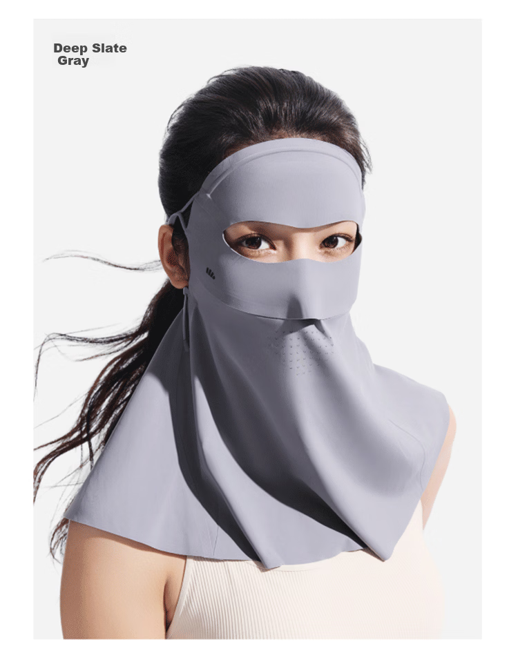 Beneunder Full Face Sunscreen Mask Extended Neck Protection Lightweight Seamless Breathable Face Bikini for Cycling 32