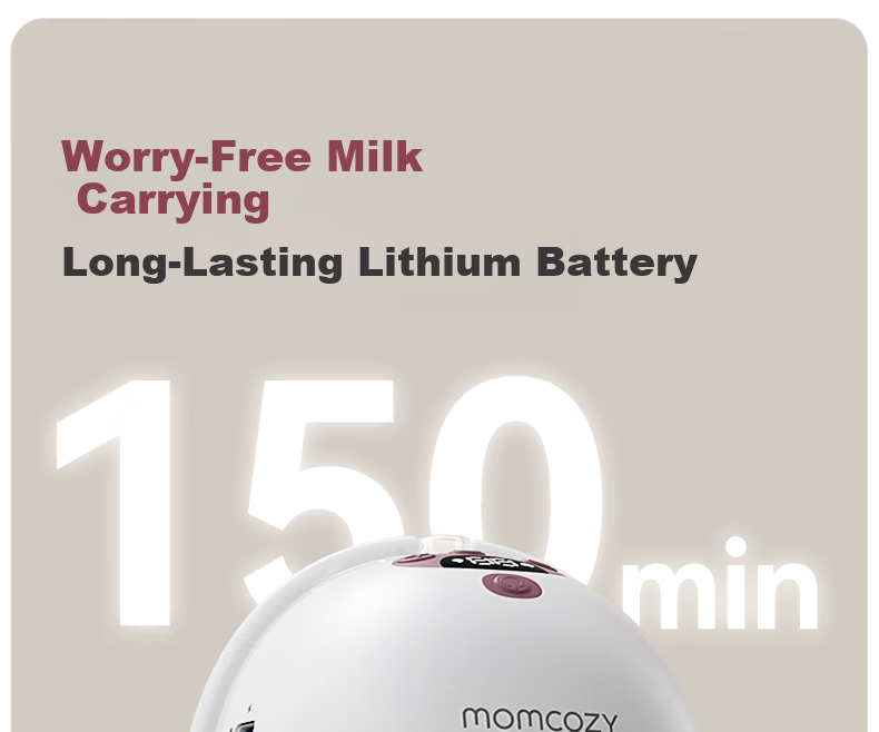 Momcozy M5 Double Electric Breast Pump Hands-Free Silent Wearable Automatic Milk Collector Bionic Suction 17
