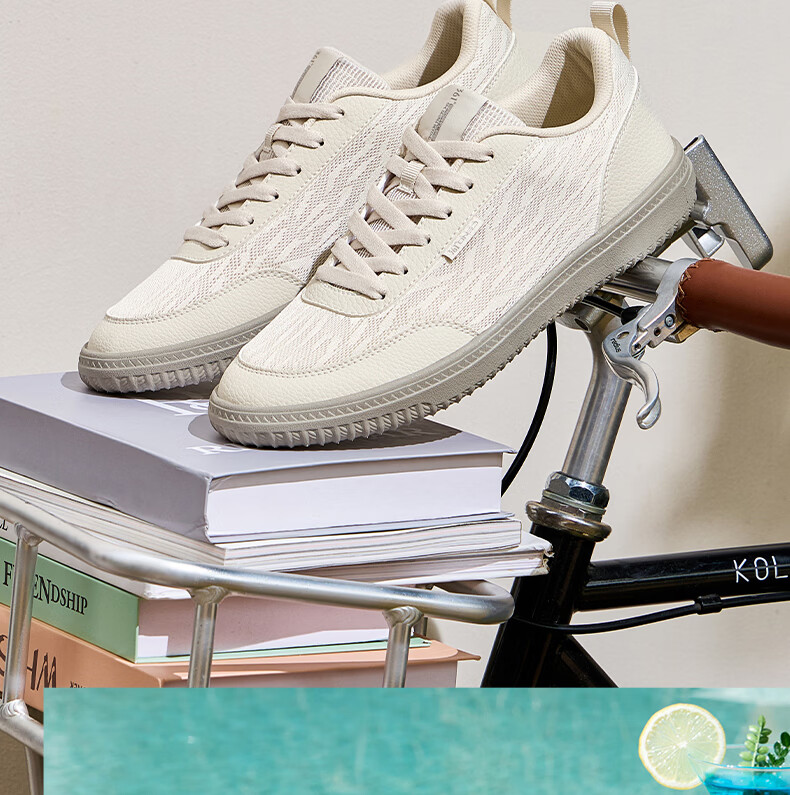 361° Men's Sports Sneakers Spring Summer Breathable White Casual Fashion Shoes 672626622-2 11