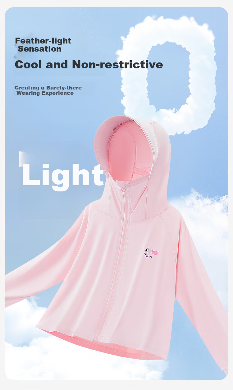 Disney Girls' Summer Sun Protection Jacket Ice Silk Sunproof Hoodie Judy Cooling Breathable PBZPY3103 Blue Size 120 9