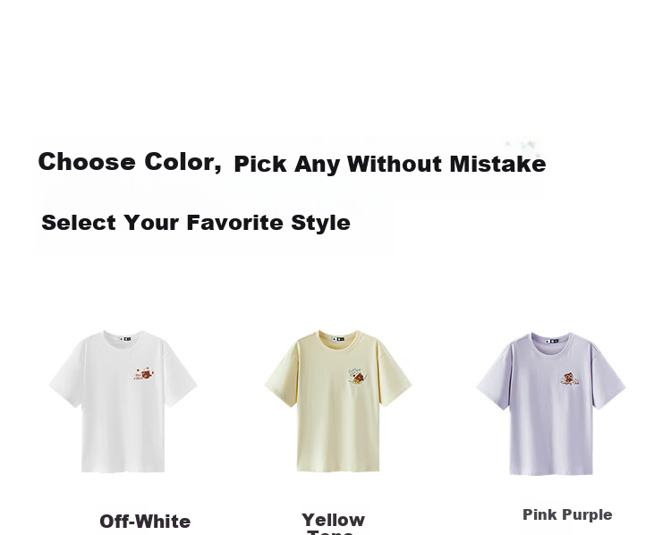 Semir Luo Xiaohei Short Sleeve T-Shirt Women Summer Moisture-Wicking Quick-Dry Cartoon Embroidered Drop Shoulder 2026 Top 109326100051 13